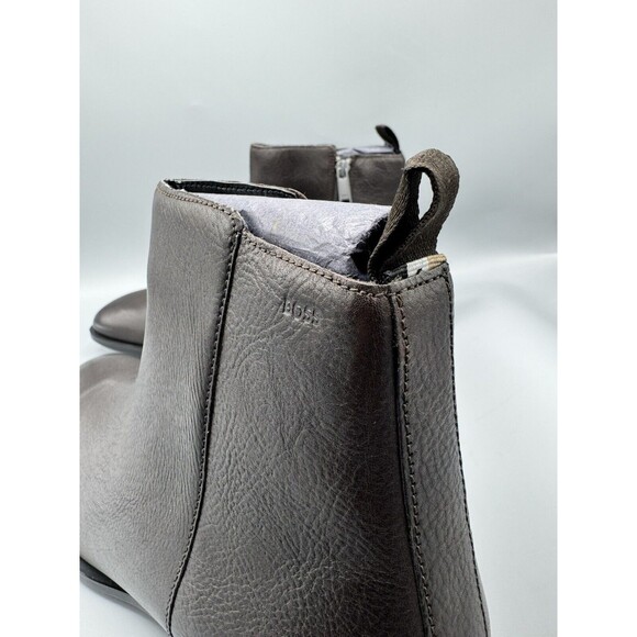 Hugo Boss BOSS by Hugo Boss Men\'s Colby Zip Boots, Dark Brown, Size 9 main image 4
